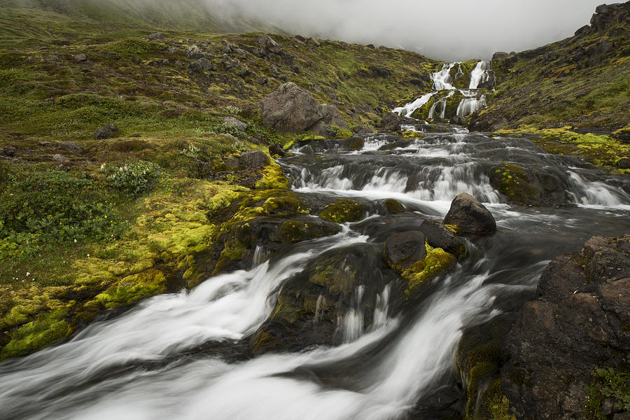 Stream In Mjoifordur Iceland Photograph by Rob Brown