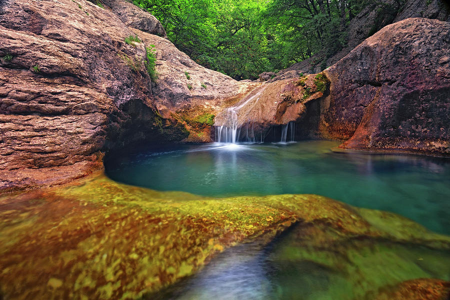 Stream With Clean Transparent Water Photograph by Sergiy Trofimov Photography
