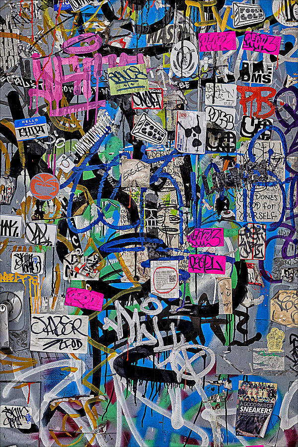Street Art and Graffiti Lower East Side Manhattan Photograph by Robert Ullmann