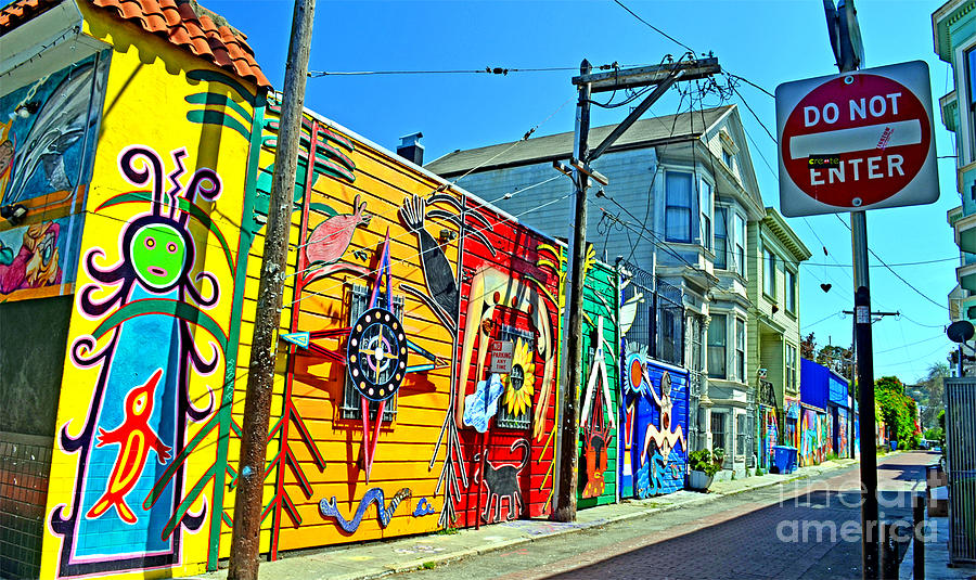 San Francisco Photograph - Street Art in the Mission District of San Francisco II by Jim Fitzpatrick