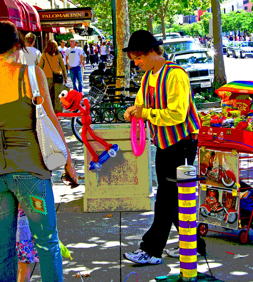 Street Balloon Art Photograph by Joseph Coulombe