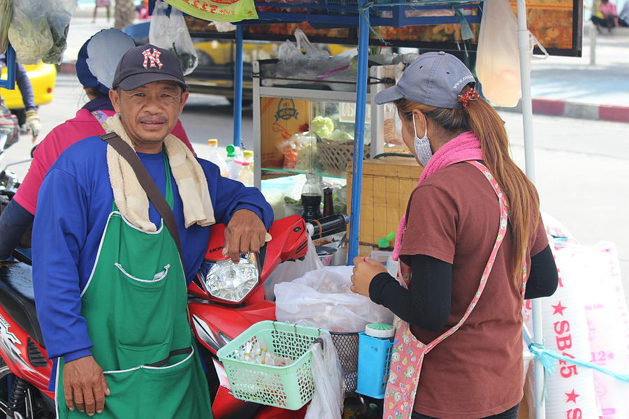 Street Vendor Photograph - Street Chef by Michael Kim