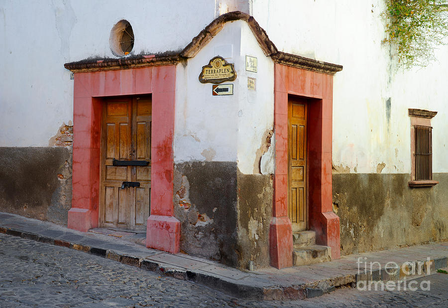 Street Corner, Mexico Photograph by John Shaw
