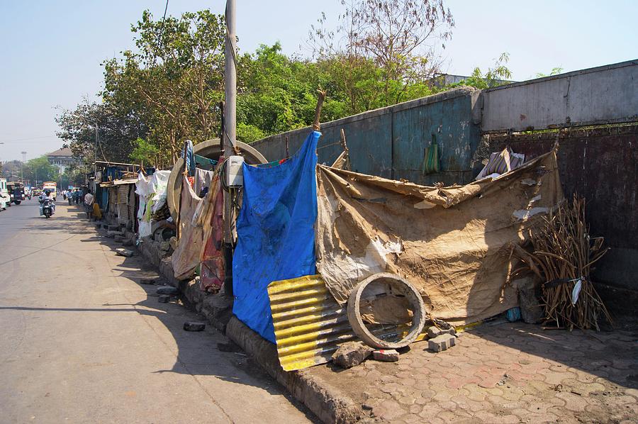 Street Dwellings In Mumbai Photograph by Science Photo Library Street Dwellings In Mumbai Photograph by Science Photo Library