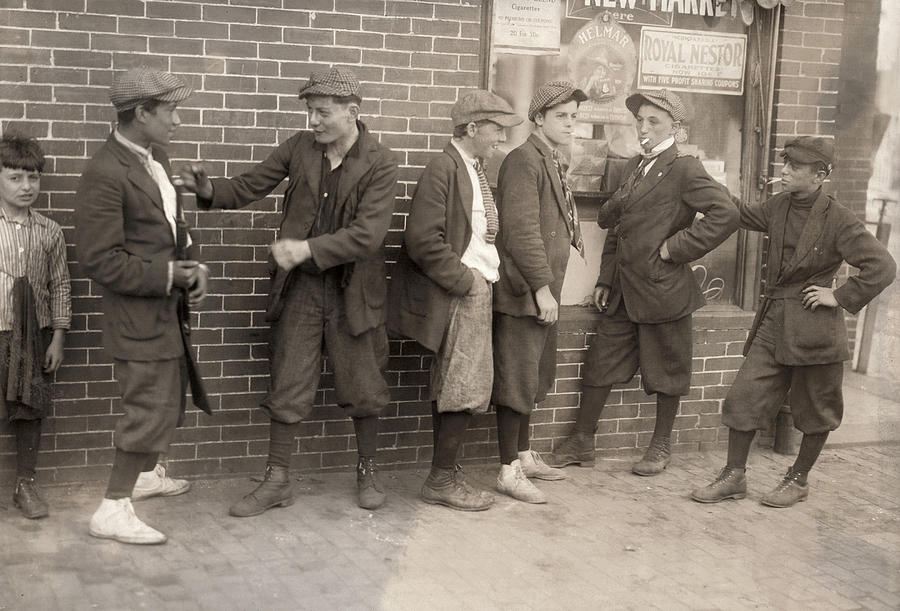 Street Gang, 1916 Photograph by Granger
