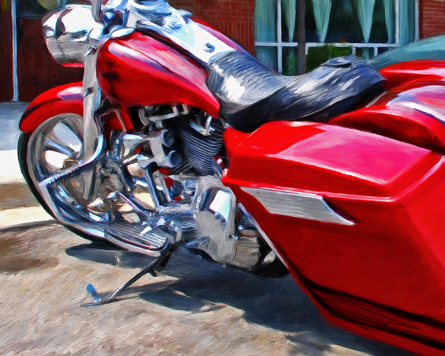 Street Glide Painting by Michael Pickett