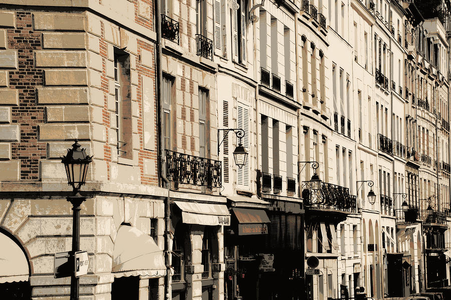 Street in Paris Photograph by Chevy Fleet