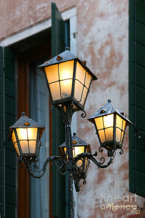 Street Lamps Photograph by Mariarosa Rockefeller