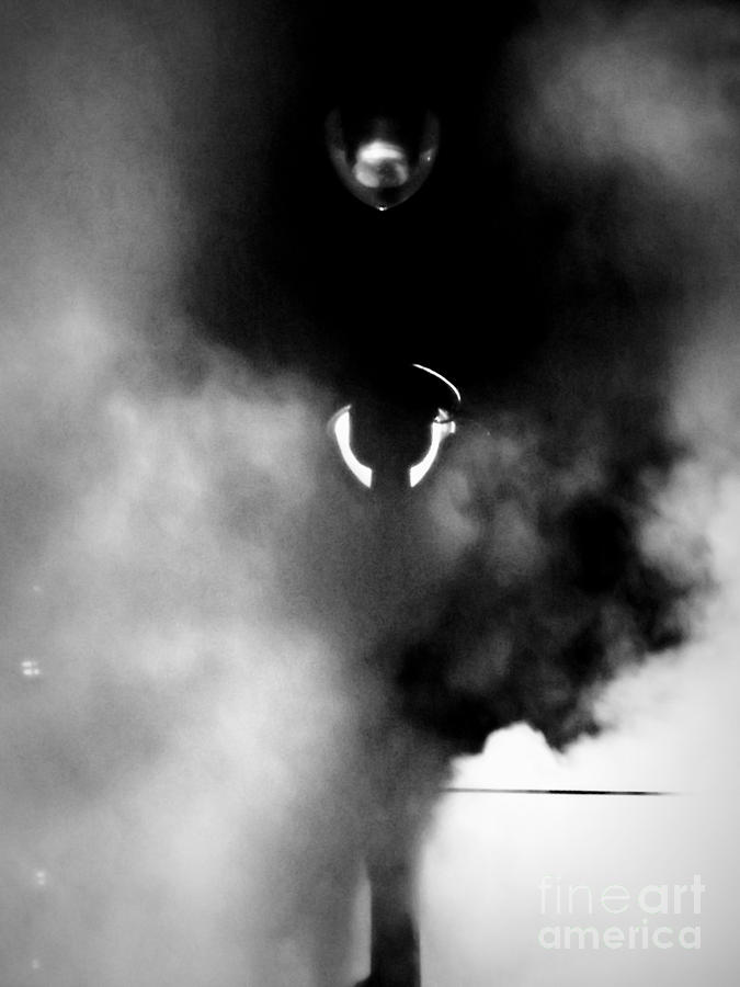 Street Light and Steam Photograph by James Aiken