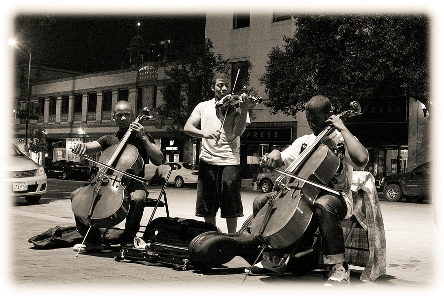 Street Musicians 2 Photograph by Sennie Pierson