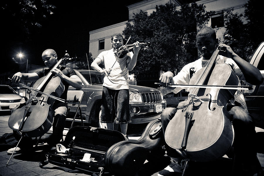 Street Musicians Photograph by Sennie Pierson
