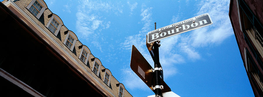 Architecture Photograph - Street Name Signboard On A Pole by Panoramic Images