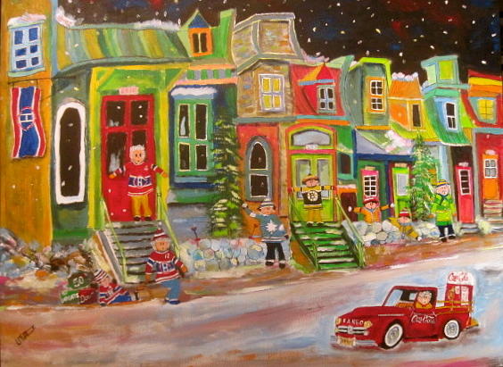 Street of Icons 2 Painting by Michael Litvack