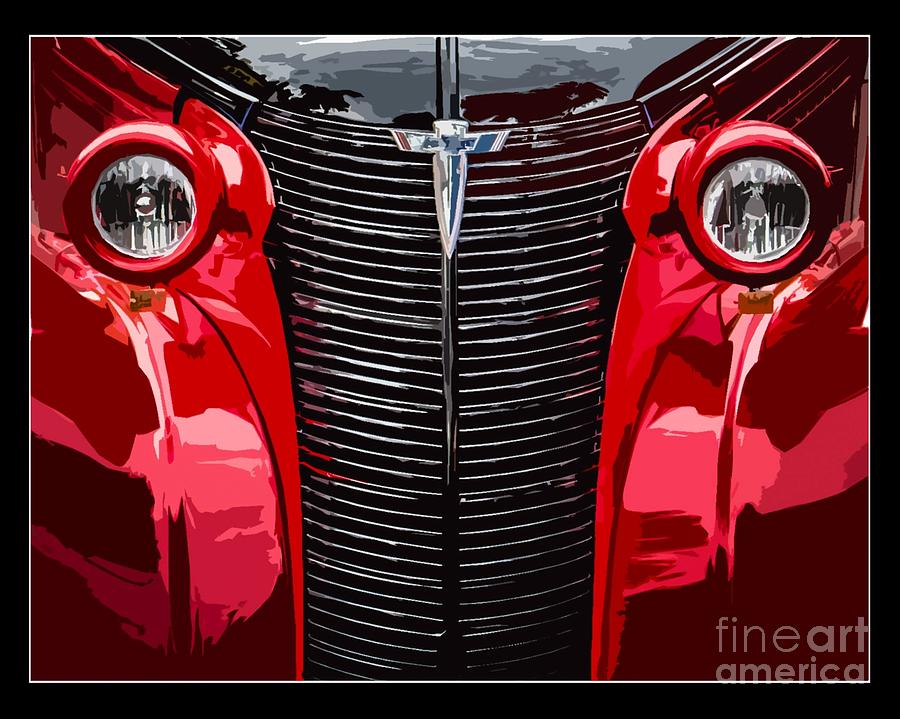 Street Rod Poster Photograph by Perry Webster