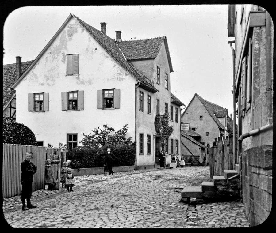 Street Scene Hofgeismer Germany 1903 Photograph by A Macarthur Gurmankin
