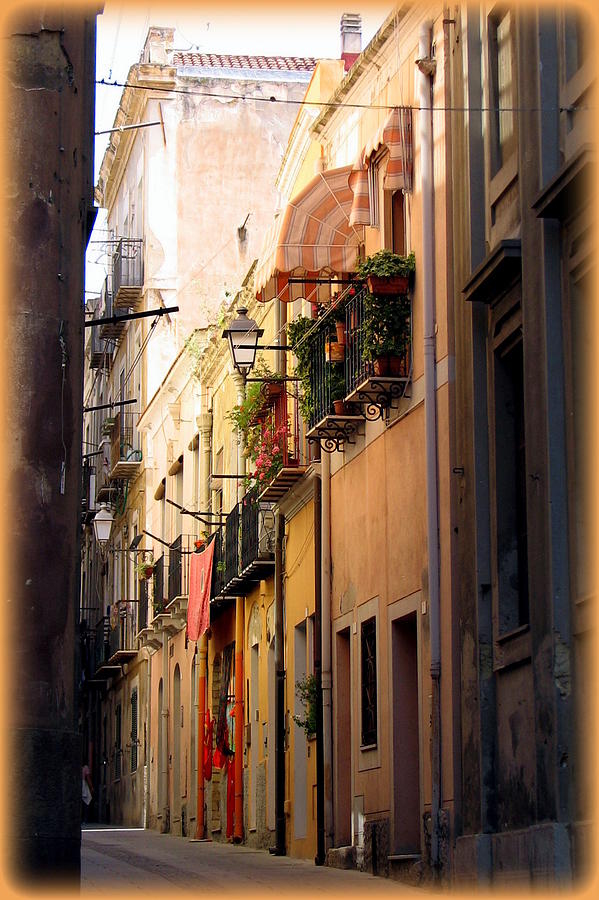 Street Scene in Italy Photograph by Carla Parris