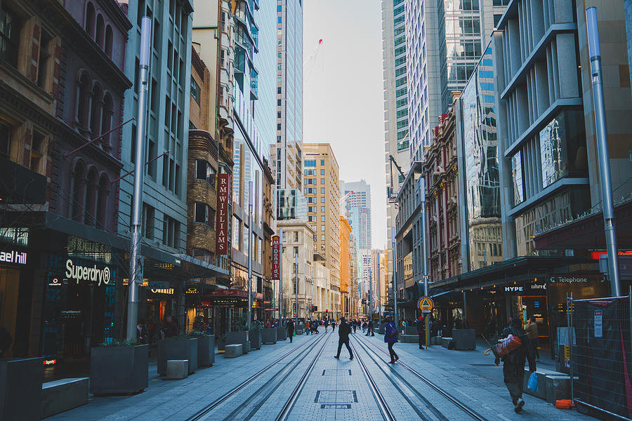 Street Scene in Sydney City | New South Wales | Australia Photograph by (c) HADI ZAHER