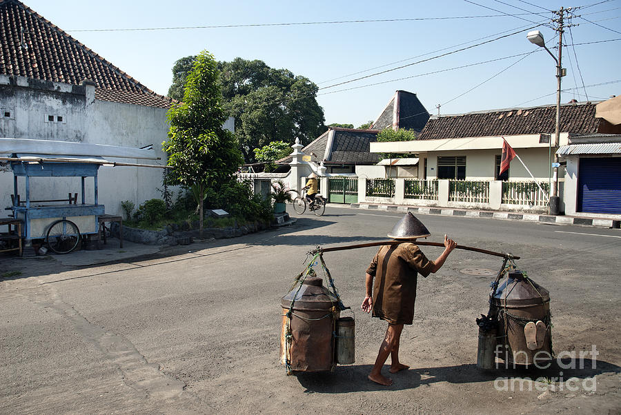 Street Scene In Yogyakarta Indonesia Photograph