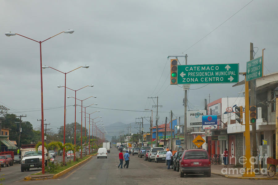 Street Scene, Veracruz, Mexico Photograph by Richard and Ellen Thane