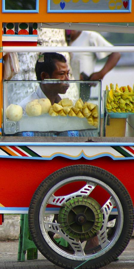 Street Seller Offering Fresh Fruit Yangon Myanmar Photograph by PIXELS  XPOSED Ralph A Ledergerber Photography
