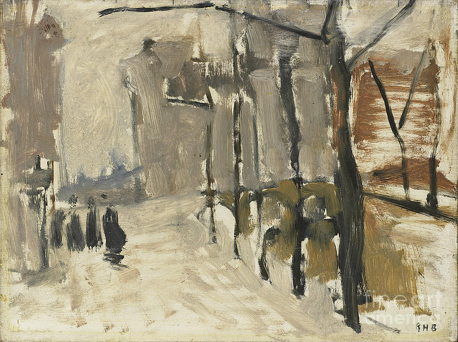 Street View in The Hague Painting by Celestial Images