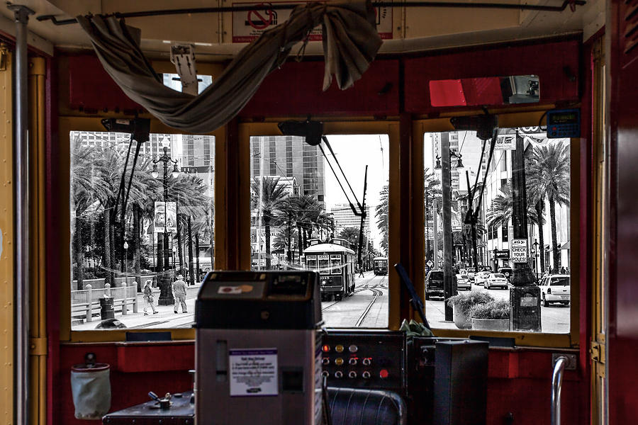 Streetcar POV #1 Photograph by Diana Powell