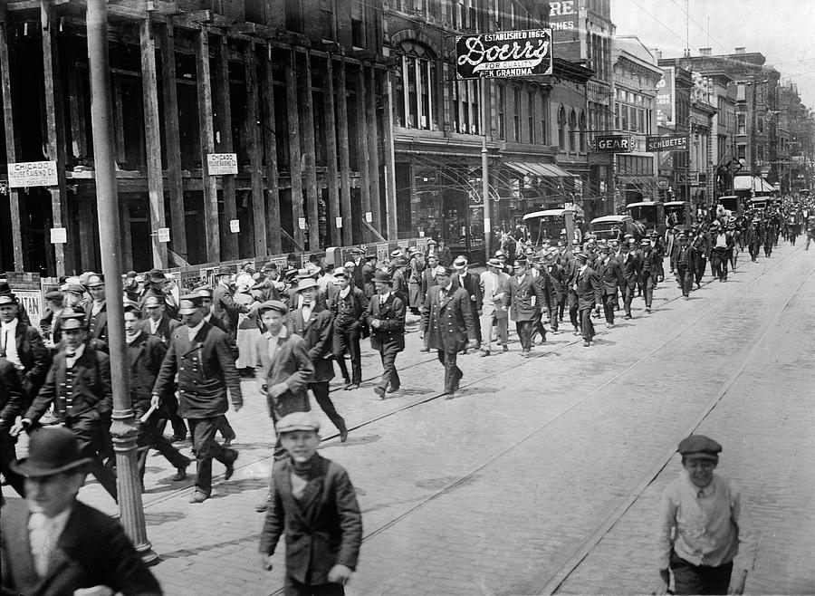 Streetcar Strike, C1913 Photograph by Granger Pixels