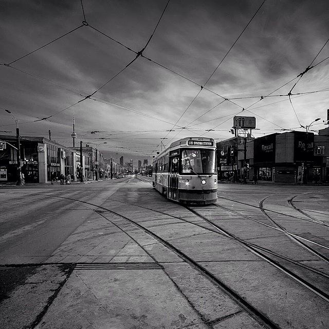 Winter Photograph - #streetcar #ttc #toronto #canada by Bruce Wang