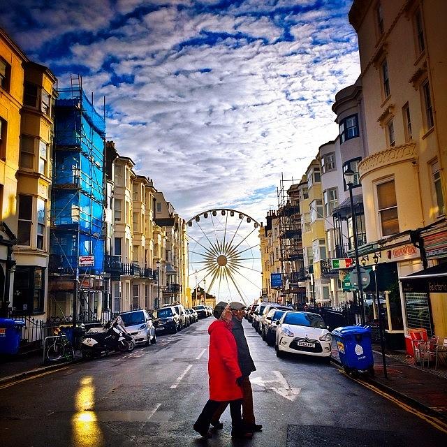 Streetlife In Brighton, Great Britain Photograph by Carina Ro
