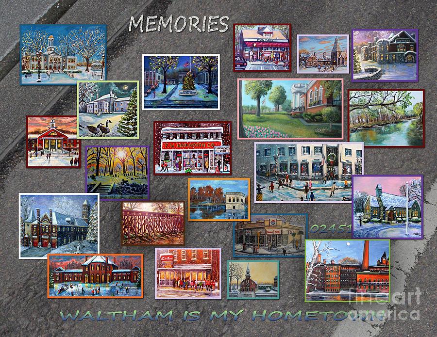 Streets Full Of Memories Painting by Rita Brown