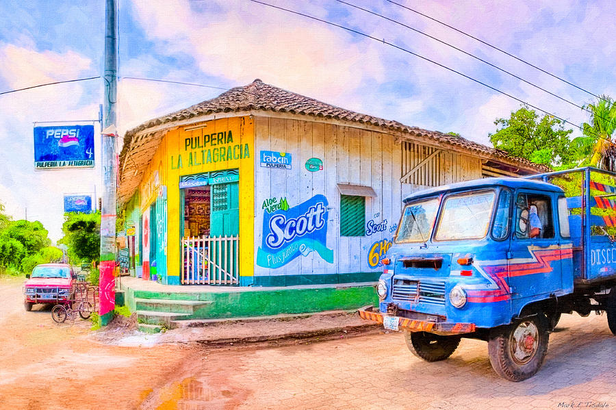 Truck Photograph - Streets Of A Tropical Village - Timeless Nicaragua by Mark Tisdale