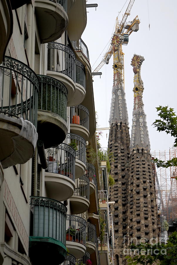 Streets Of Barcelona 2 Photograph by Leo Symon