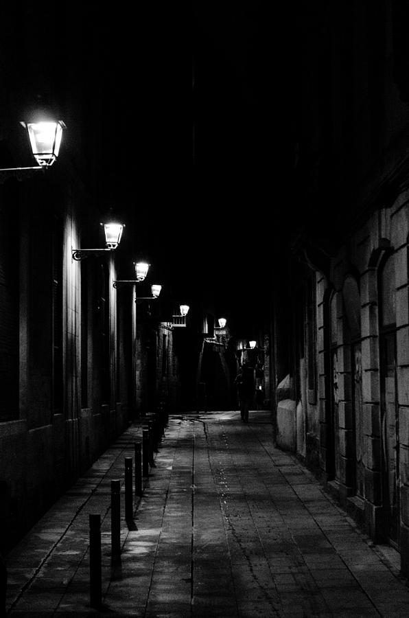 Streets of Barcelona Photograph by AM FineArtPrints