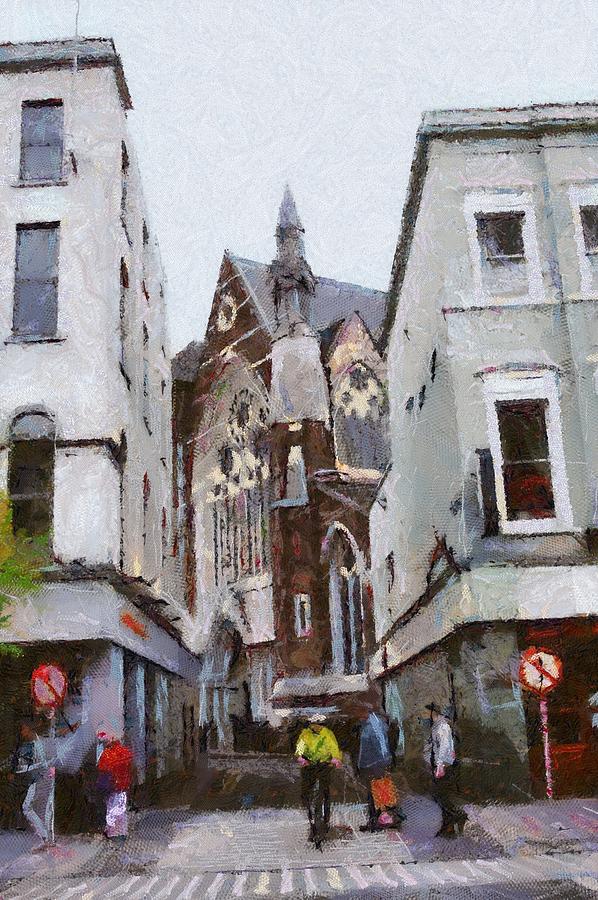 Streets of Cork Ireland Digital Art by Carrie OBrien Sibley
