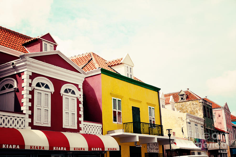 Architecture Photograph - Streets of Curacao by Kim Fearheiley