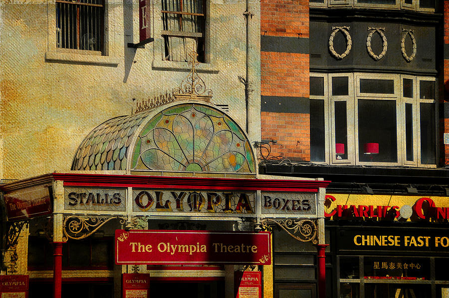 Streets of Dublin. The Olympia Theatre. Painting Collection Photograph by Jenny Rainbow