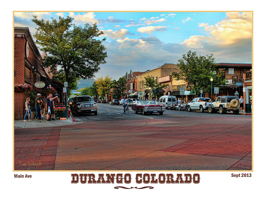 Streets of Durango Painting by Tom Schmidt Fine Art America