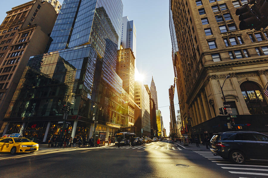 Streets of Manhattan, New York City, New York State, USA Photograph by Alexander Spatari