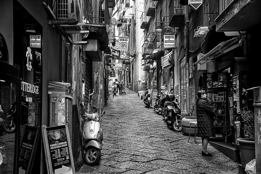 Streets of Naples Photograph by Ryan Wyckoff