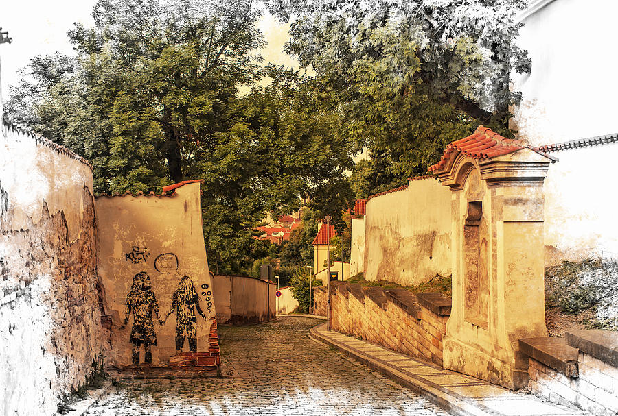 Streets of Old Prague 2 Photograph by Jenny Rainbow