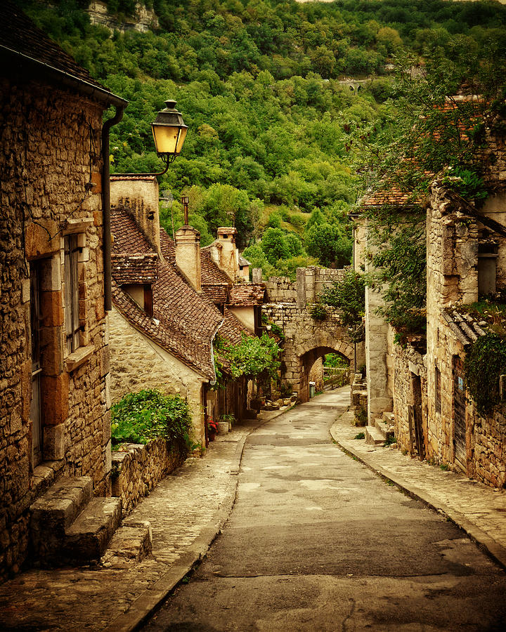 Streets Of Rocamadour Photograph