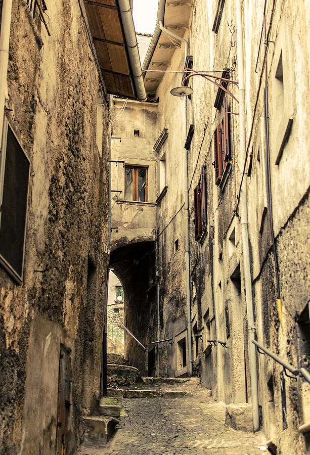 Streets of Scanno - Italy  #2 Photograph by AM FineArtPrints