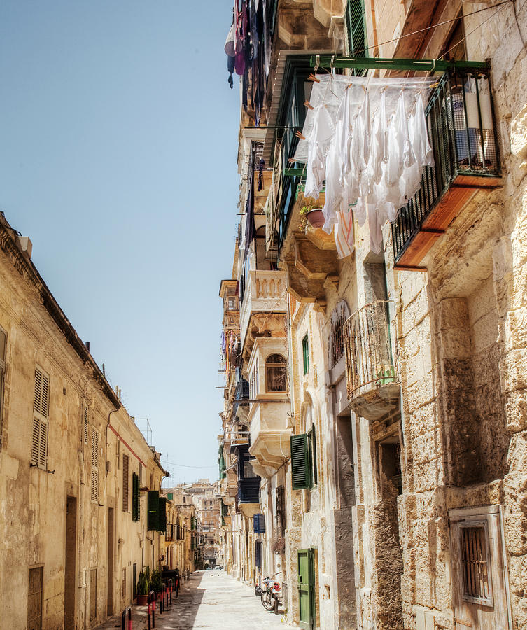 Streets Of Valetta Photograph by By Matthew Heptinstall