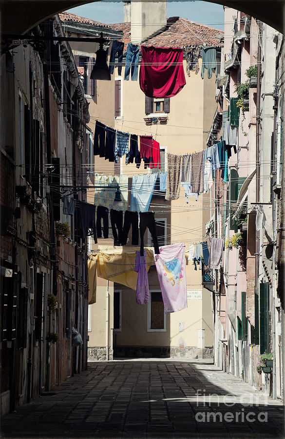 Streets of Venice Photograph by Jaroslaw Blaminsky