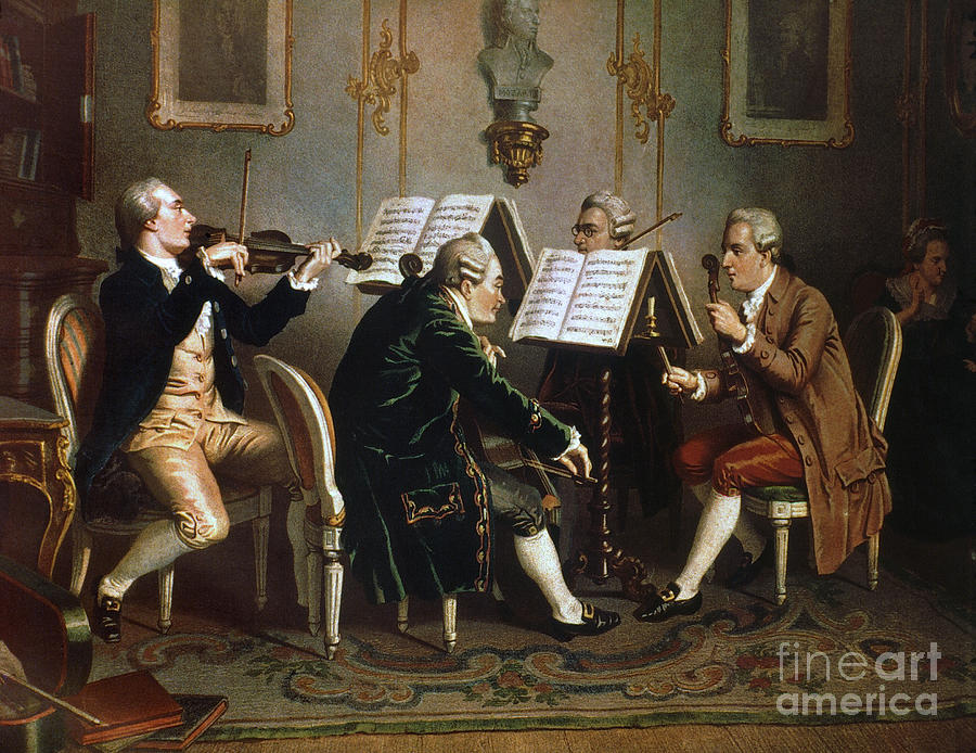 String Quartet Painting by Granger