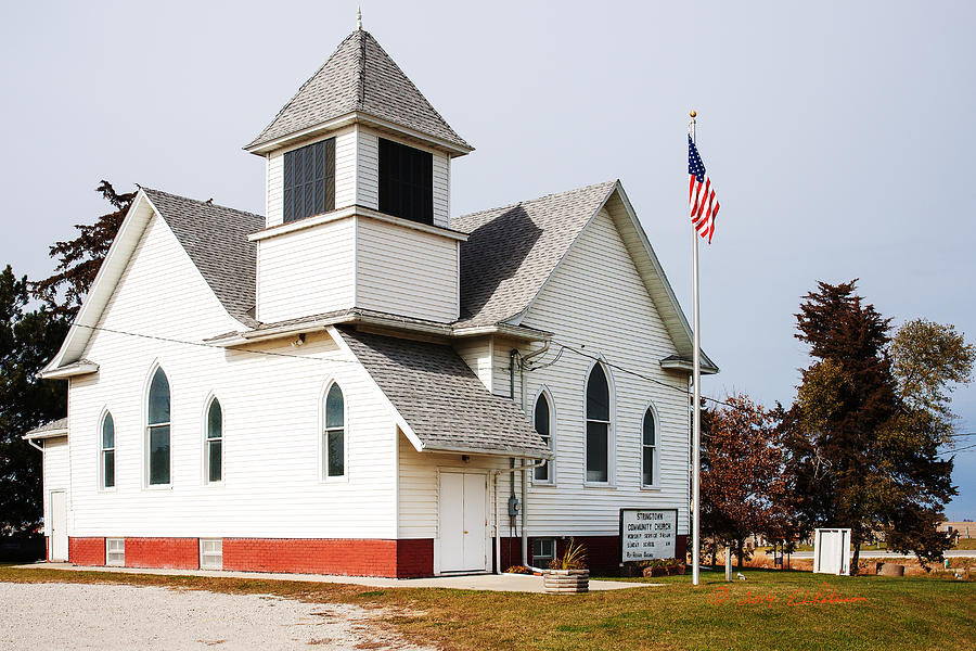 Stringtown Community Church Photograph by Ed Peterson