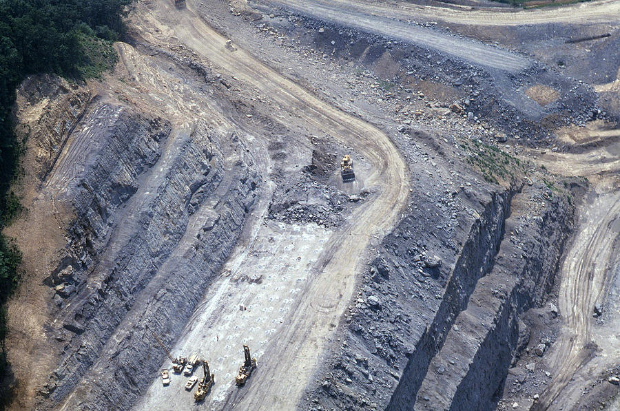 Strip Mining Photograph by Allyn Baum