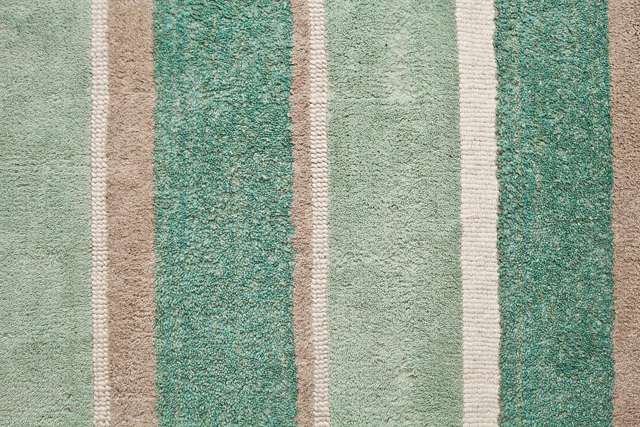 Abstract Photograph - Striped Rug  by Tom Gowanlock