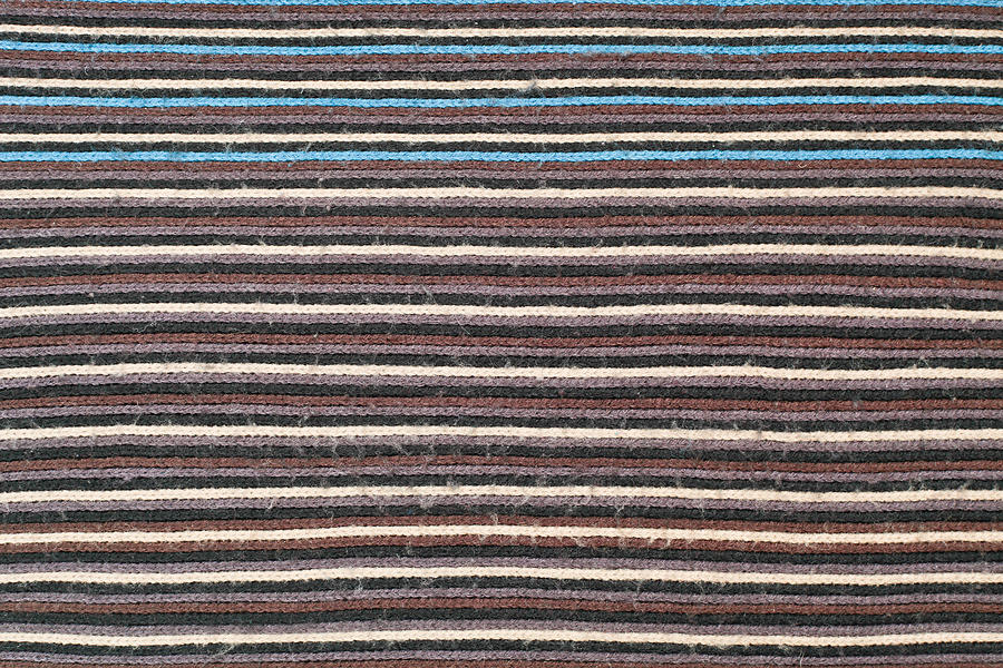 Christmas Photograph - Striped scarf by Tom Gowanlock