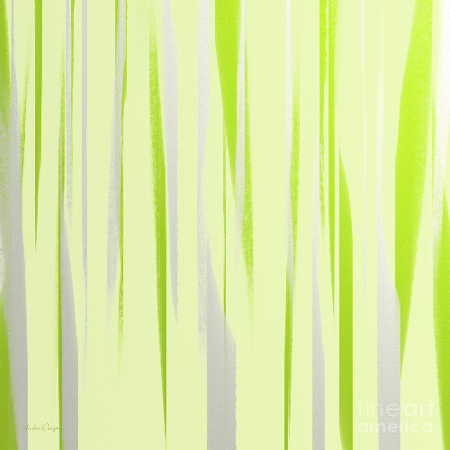 Stripes 7 Abstract Square Digital Art by Andee Design
